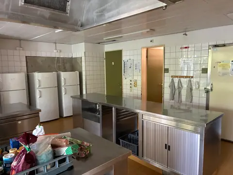 98 Alte Landstrasse photo Shared kitchen fridges and worktables