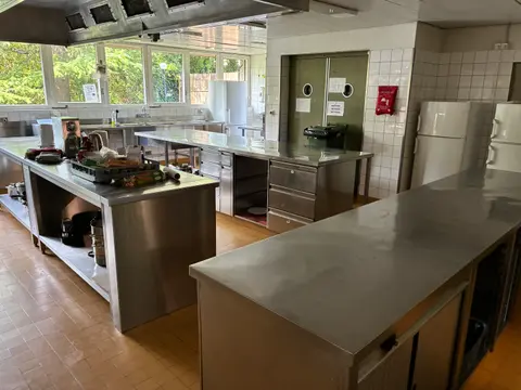 98 Alte Landstrasse photo Shared kitchen worktables and fridge